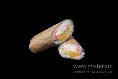 Сушіріто з креветками та персиками Розсушись undefined фото