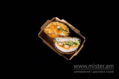 Суші бургер з креветками панко Розсушись undefined фото