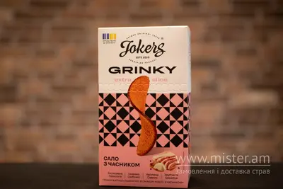 Грінки житньо-пшиничні Jokers "Сало з часником" Solod undefined фото