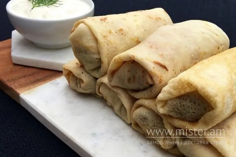 Млинці з томленим язиком - "Це SUSHI & PIZZA" в Чернігові фото 