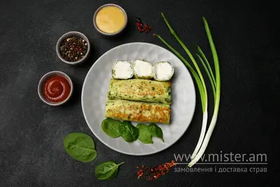 Млинці шпинатні з крем-сиром Multi Cook undefined фото