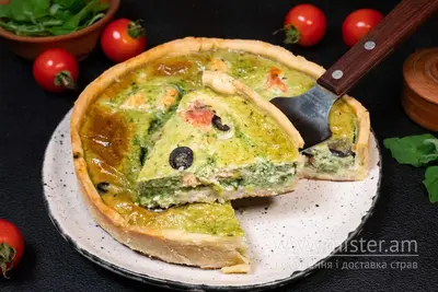 Кіш з лососем, шпинатом та помідорами н/ф Multi Cook undefined фото