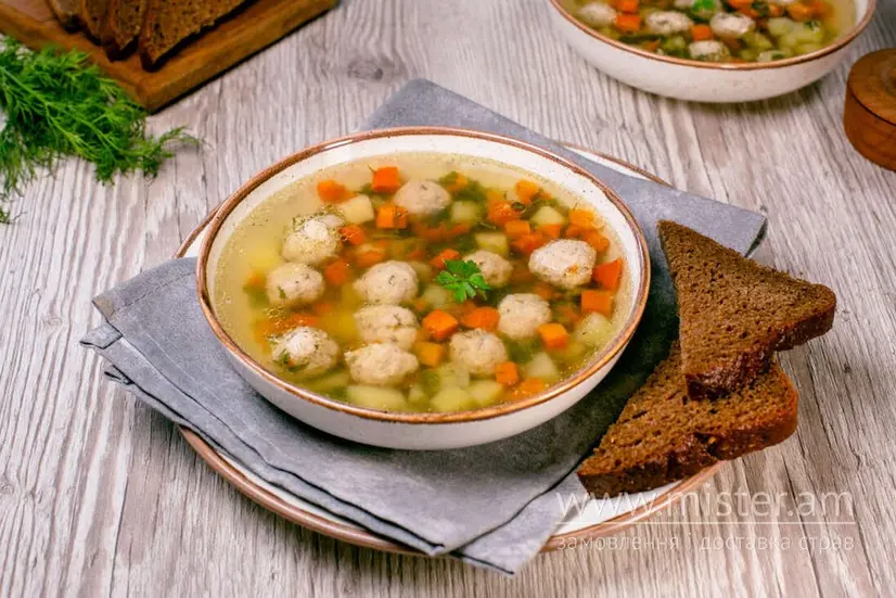 Суп з фрикадельками індичими н/ф - "Multi Cook" в Черкасах фото 