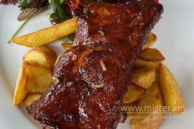 Свинні реберця BBQ (за 100 г) Наомі undefined фото