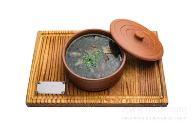 Грибна юшка М`ясо в бокалі  undefined фото