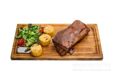 Ребра свинні ОХYгенні в соусі BBQ М`ясо в бокалі undefined фото