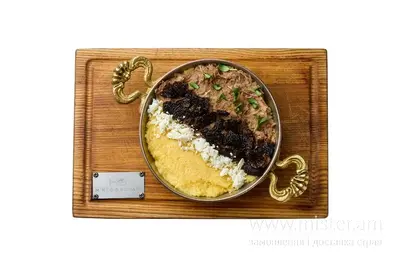 Банош з зморшками М`ясо в бокалі  undefined фото