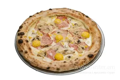 Піца "Лаціо alla carbonara" М`ясо в бокалі undefined фото