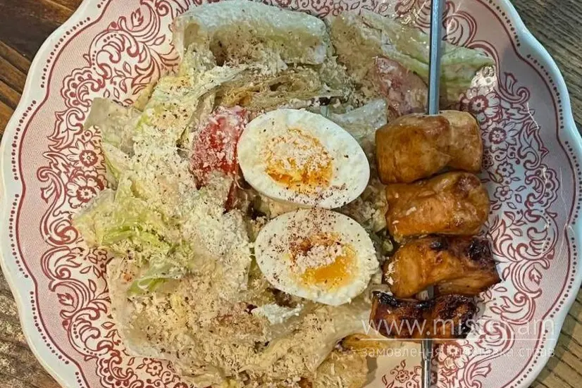 Салат "Цезар" з курячим кебабом - "Джорджина" в Чернівцях фото 