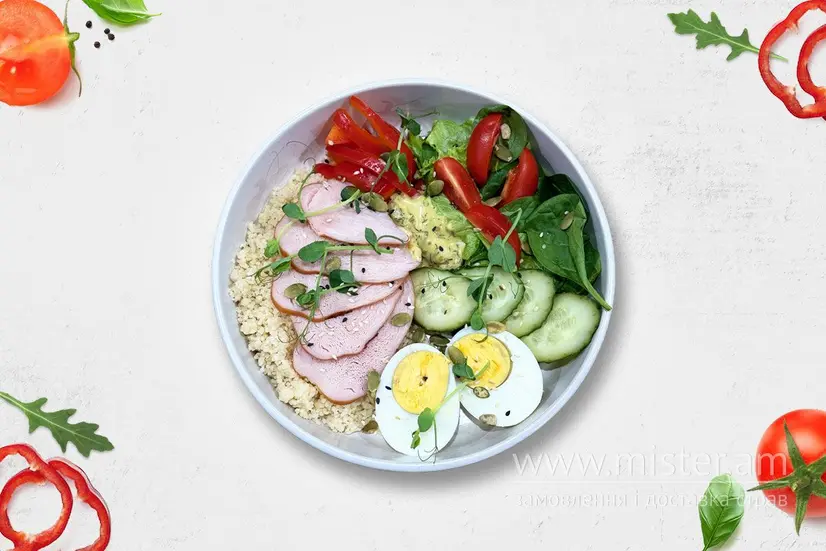 Боул з копченою куркою - "Хочу Піцу" в Черкасах фото 