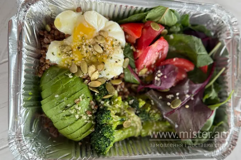 Боул з гречкою та яйцем пашот  - "Healthy Food" в Рівному фото 