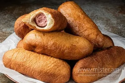 Сосиска в тісті Домашня перепічка undefined фото