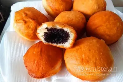 Пончик з маком Домашня перепічка undefined фото