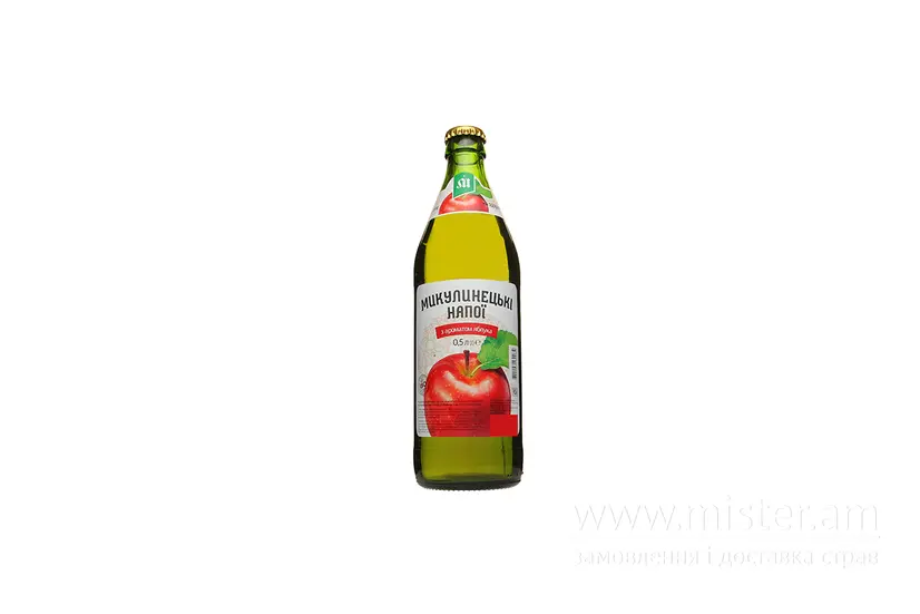 Микулинецькі напої  "З ароматом яблука" 0,5 л - "SOLOD PROSPEKT" в Хмельницькому фото 