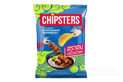 Чипси Chipsters Азійський барбекю 100 г SOLOD PROSPEKT undefined фото