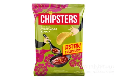 Чипси Chipsters Тайський соус 100 г SOLOD PROSPEKT undefined фото