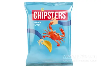Чипси Chipsters Краб 100 г SOLOD PROSPEKT undefined фото