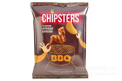 Чипси Chipsters хвиля Крильця барбекю 95 г  SOLOD PROSPEKT undefined фото