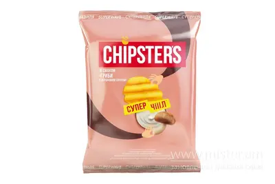 Чипси Chipsters хвиля Гриби з вершковим соусом 95 г SOLOD PROSPEKT undefined фото