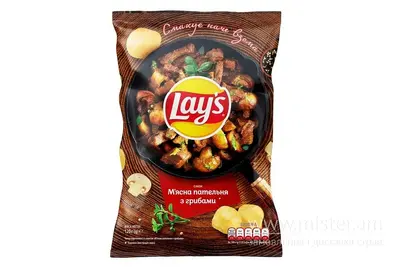 Чипси Lay`s М`ясна пательня з грибами 120 г SOLOD PROSPEKT undefined фото