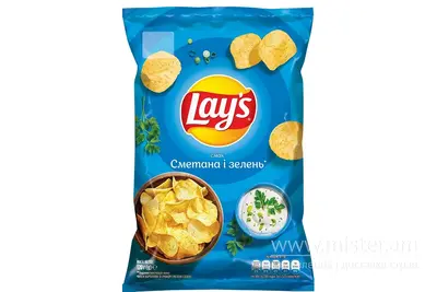 Чипси Lay`s Сметана та зелень 120 г SOLOD PROSPEKT undefined фото