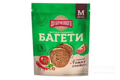 Багети житньо-пшеничні "Томат спайсі" 80 г SOLOD PROSPEKT undefined фото