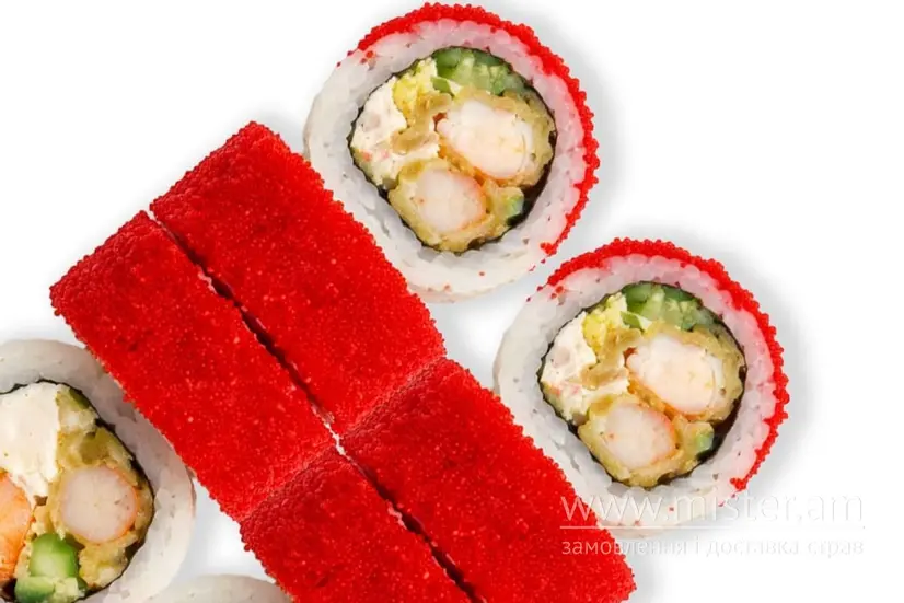 Рол "Каліфорнія" з креветкою темпура  - "Kilogram Sushi" в Сумах фото 