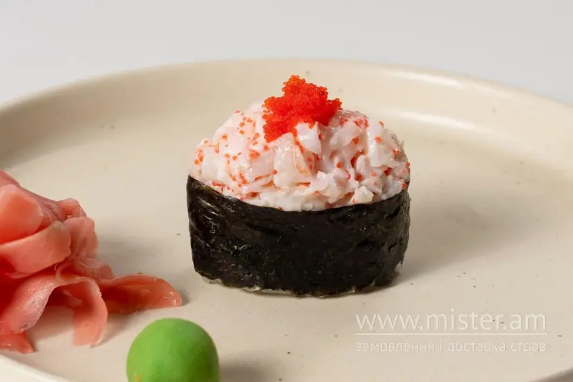 Гункан з королівською креветкою та ікрою - "Kilogram Sushi" в Сумах фото