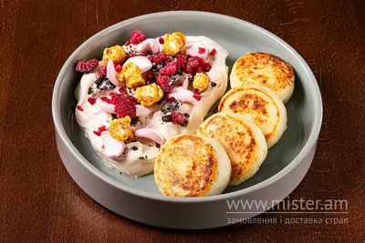Сирники з вершково-карамельним мусом Кухмістерська Хаселева undefined фото