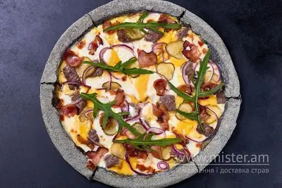 Black Pizza Burger Crazy Land undefined фото