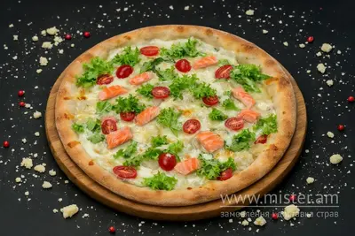 Піца "Цезар" з лососем 45 см Rockit Pizza undefined фото