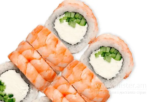 Рол "Philadelphia" з креветкою - "Kilogram Sushi" в Сумах фото 