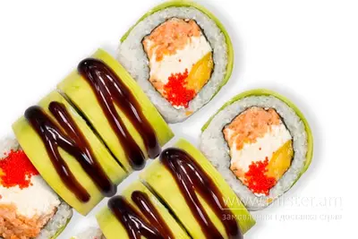 Авокадо рол з лососем та манго Kilogram Sushi undefined фото