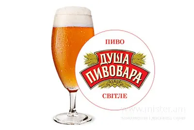 Пиво "Душа пивовара" світле фільтроване  Гаражик undefined фото