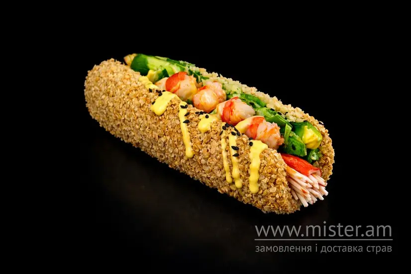 Хот-дог фрі з креветками - "Розсушись" в Кременчуці фото 