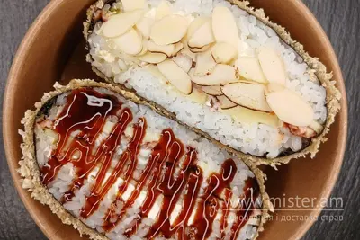 Суші-бургер з вугрем карамелізованою грушею The Grill & PIZZA undefined фото