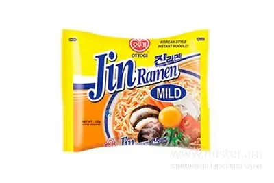 Локшина Джин рамен не гостра Ottogi Jin Ramen Mild 120 г Red Hot Chily Shop undefined фото