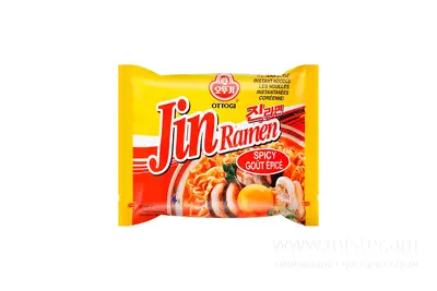 Локшина Джин рамен гостра Ottogi Jin Ramen 120 г Red Hot Chily Shop undefined фото