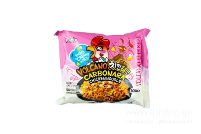 Локшина рамен Volcano Carbonara Paldo 130 г Red Hot Chily Shop undefined фото