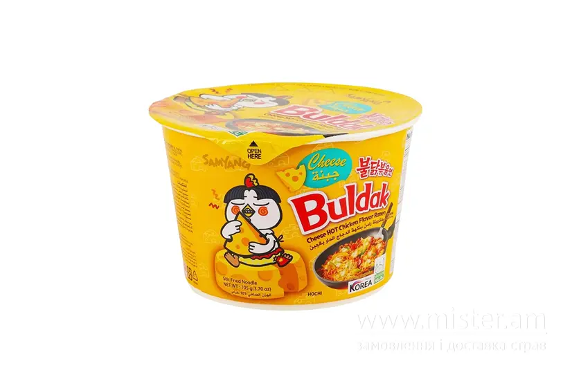 Локшина Buldak Сир в боулі Samyang 110 г - "Red Hot Chily Shop" в Сумах фото 