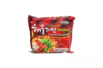 Суп рамьон зі смаком морепродуктів Paldo 120 г Red Hot Chily Shop undefined фото