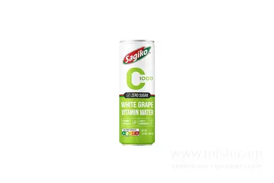 Напій газований вітамінний зі смаком білого винограду Zero Sugar Sagiko 325 мл Red Hot Chily Shop undefined фото