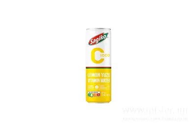 Напій газований вітамінний зі смаком лимону юзу Sagiko 325 мл Red Hot Chily Shop undefined фото