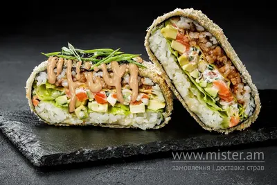 Суші бургер з лососем Sushi Master undefined фото