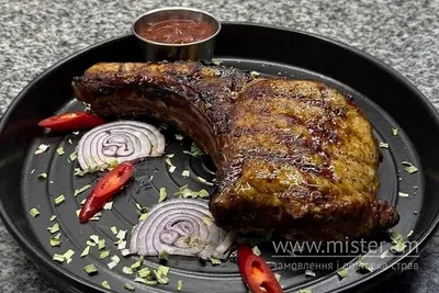 Стейк зі свинини з соусом BBQ Green House undefined фото