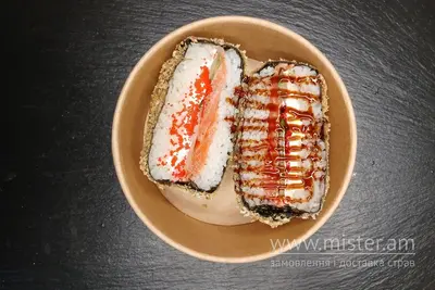Суші-бургер з лососем Це SUSHI & PIZZA undefined фото