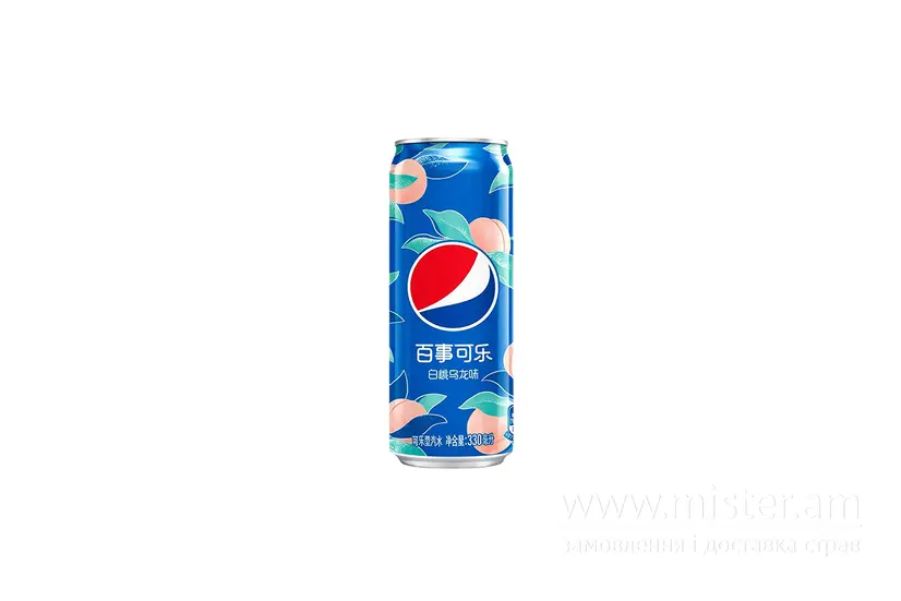 Газований напій Pepsi з персиком 330 мл - "Red Hot Chily Shop" в Сумах фото