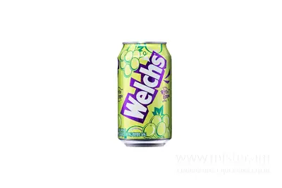 Напій газований з соком білого винограду Welch’s Soda White Grape 355 мл Red Hot Chily Shop undefined фото