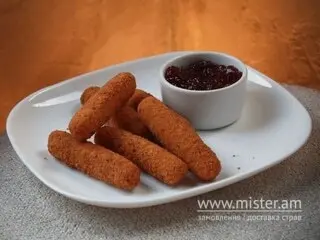 Сирні палички з джемом Cheburek. Сонце і тісто undefined фото