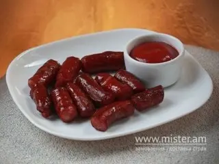 Смажені мисливські ковбаски Cheburek. Сонце і тісто undefined фото
